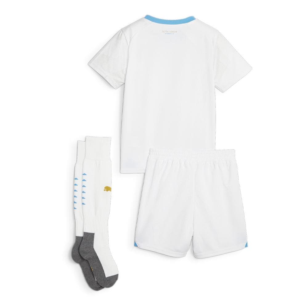 OM Mini-Kit Blanc/Bleu Garçon Puma 23/24 2