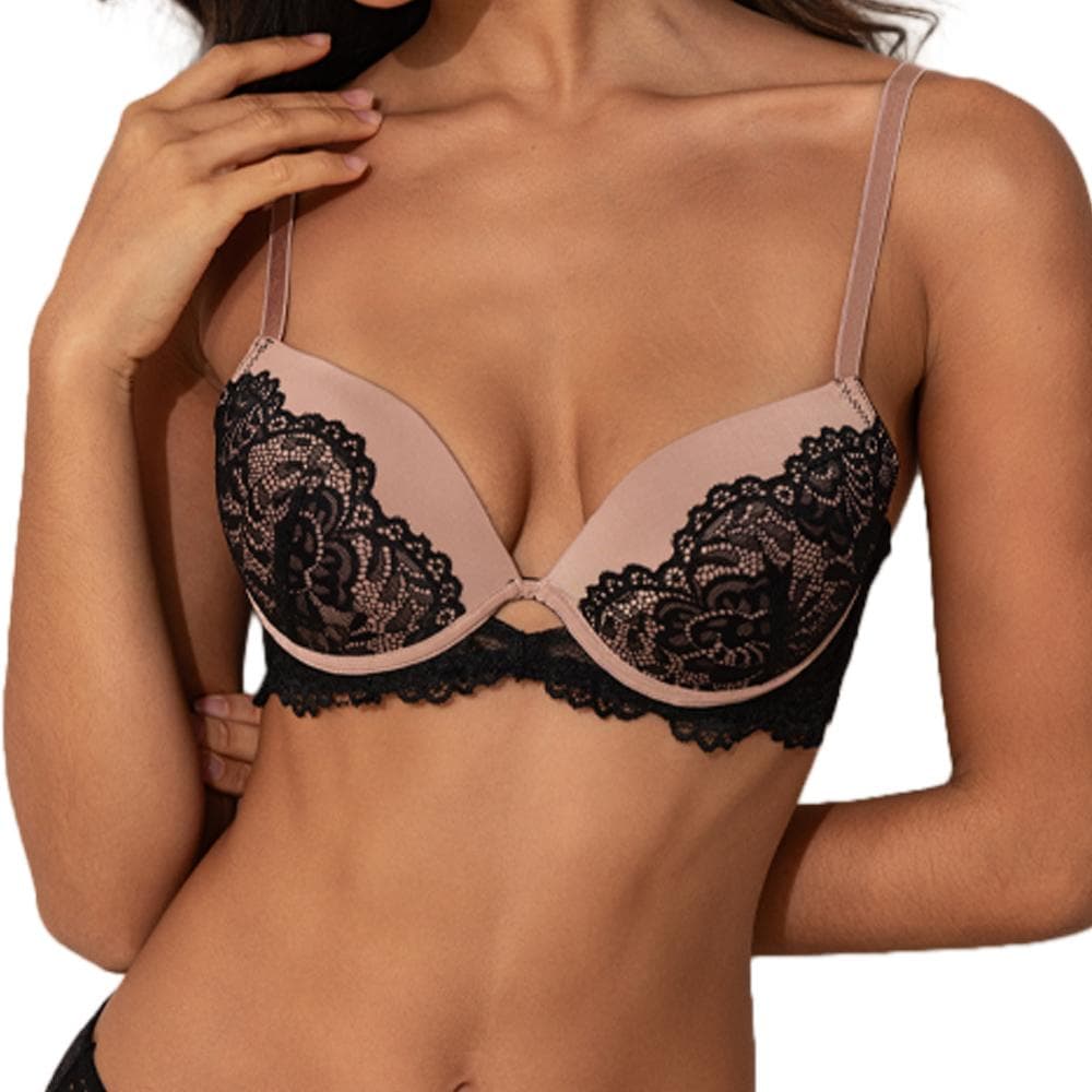 Soutien-Gorge Noir/Rose Femme Les Petites Bombes Echo 1
