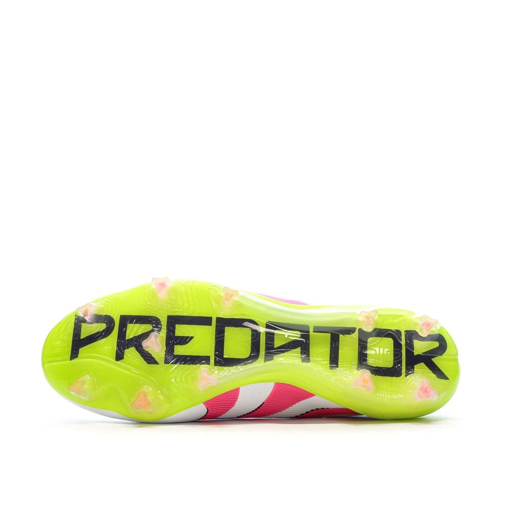 Chaussures de Foot Blanc/Rose Homme Adidas Predator Elite FG 5
