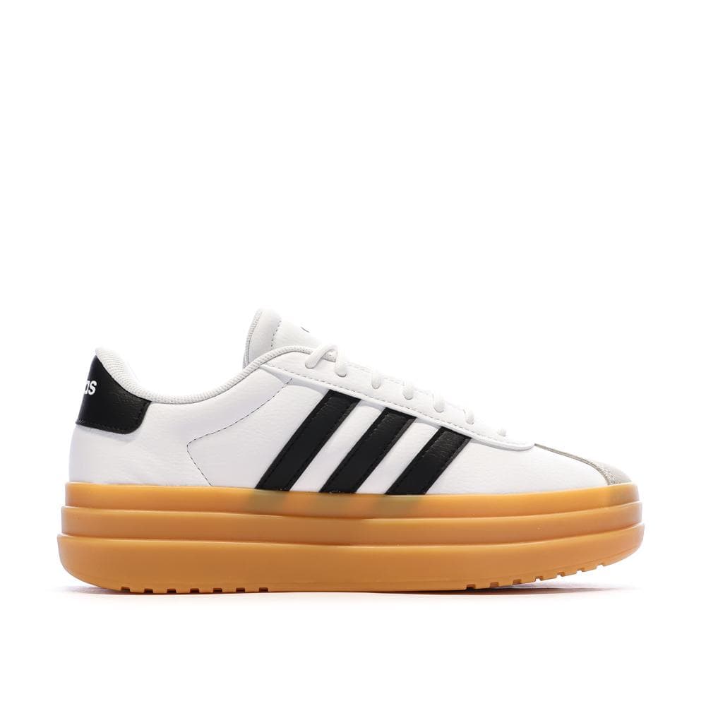 Baskets Blanc/Noir Femme Adidas Court Bold 2