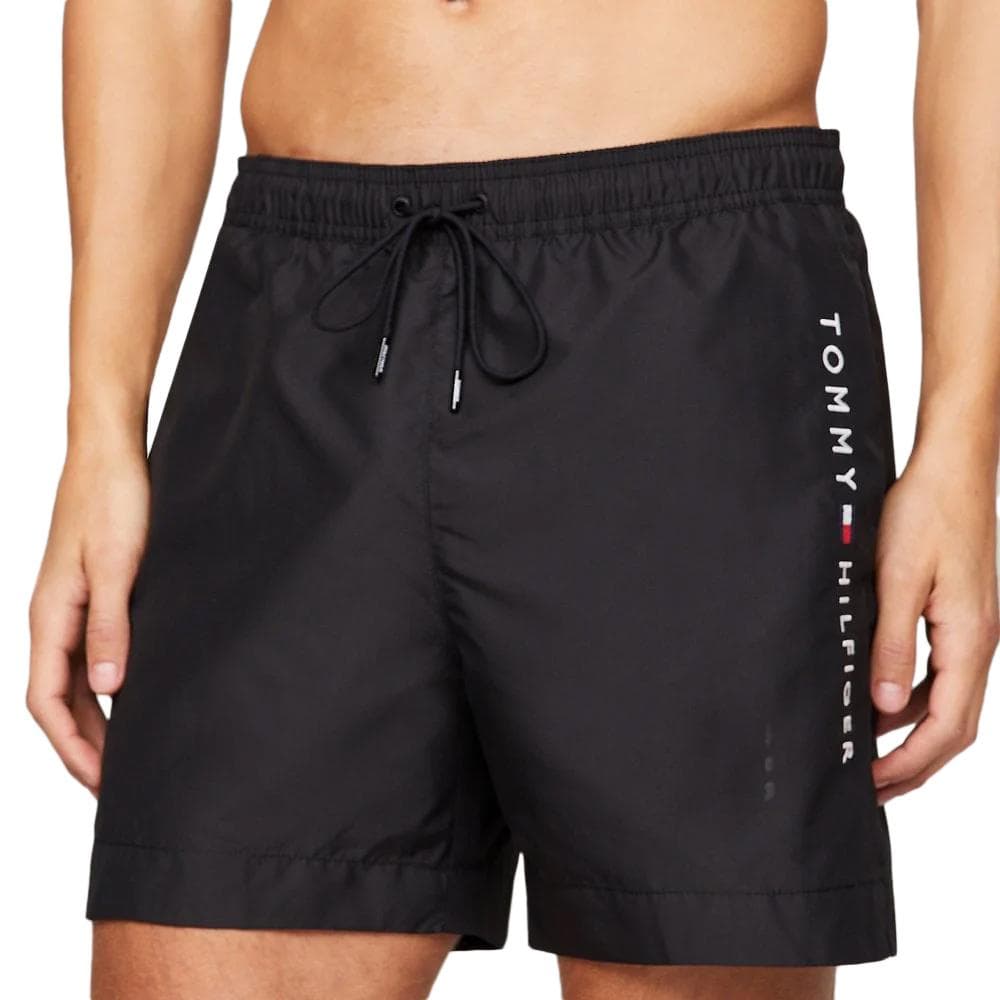 Short de Bain Noir Homme Tommy Hilfiger Medium Drawstring 1