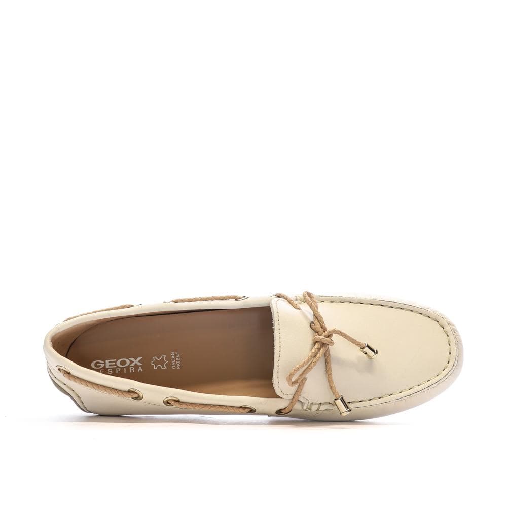 Mocassins Beige Femme Geox Leelyan 4