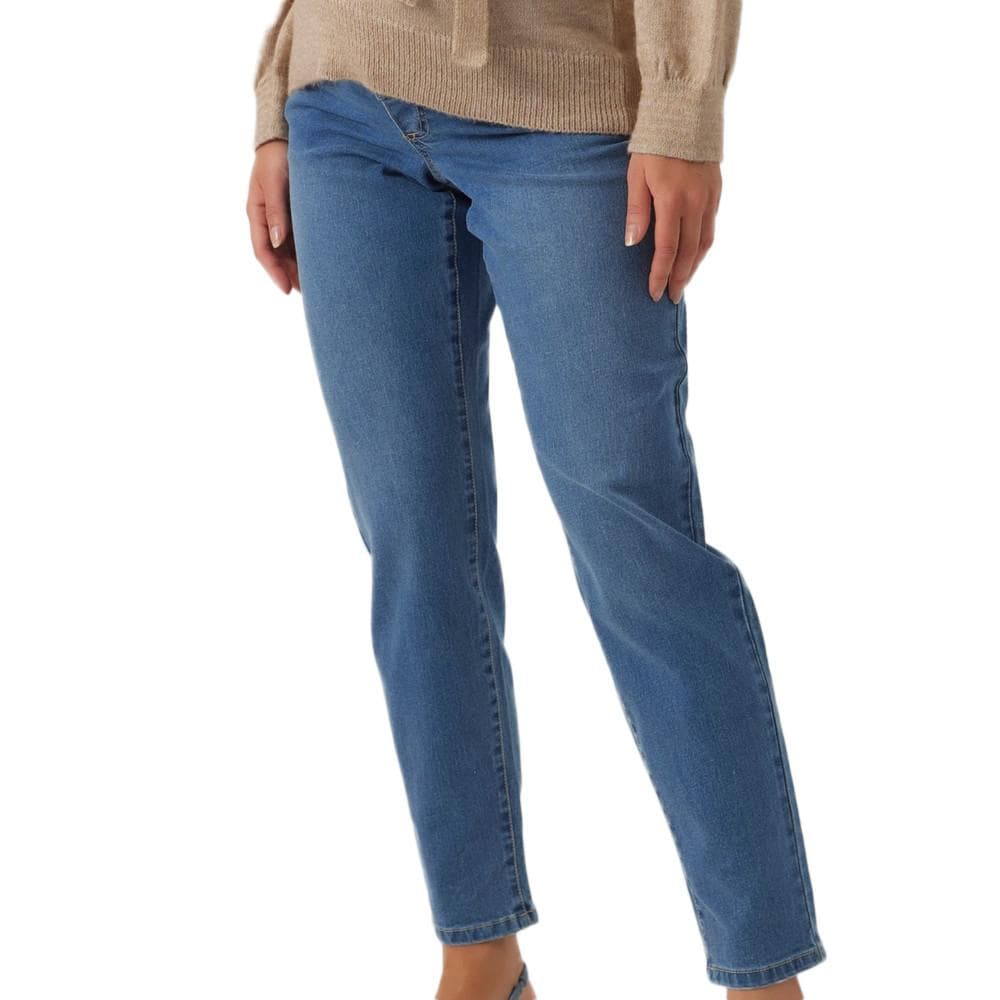 Jean Mom Bleu Fonncé Femme Vero Moda Maternity Mzia 1