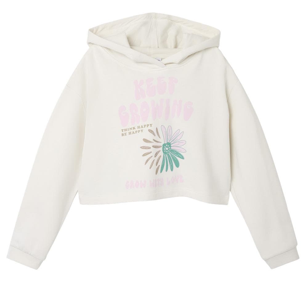 Sweat Blanc/Rose Fille Name it Juka 1