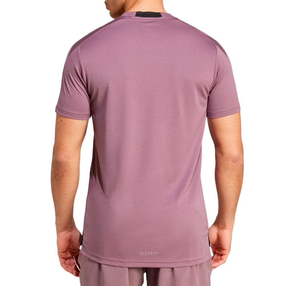 T-Shirt Violet Homme Adidas IX9125 2