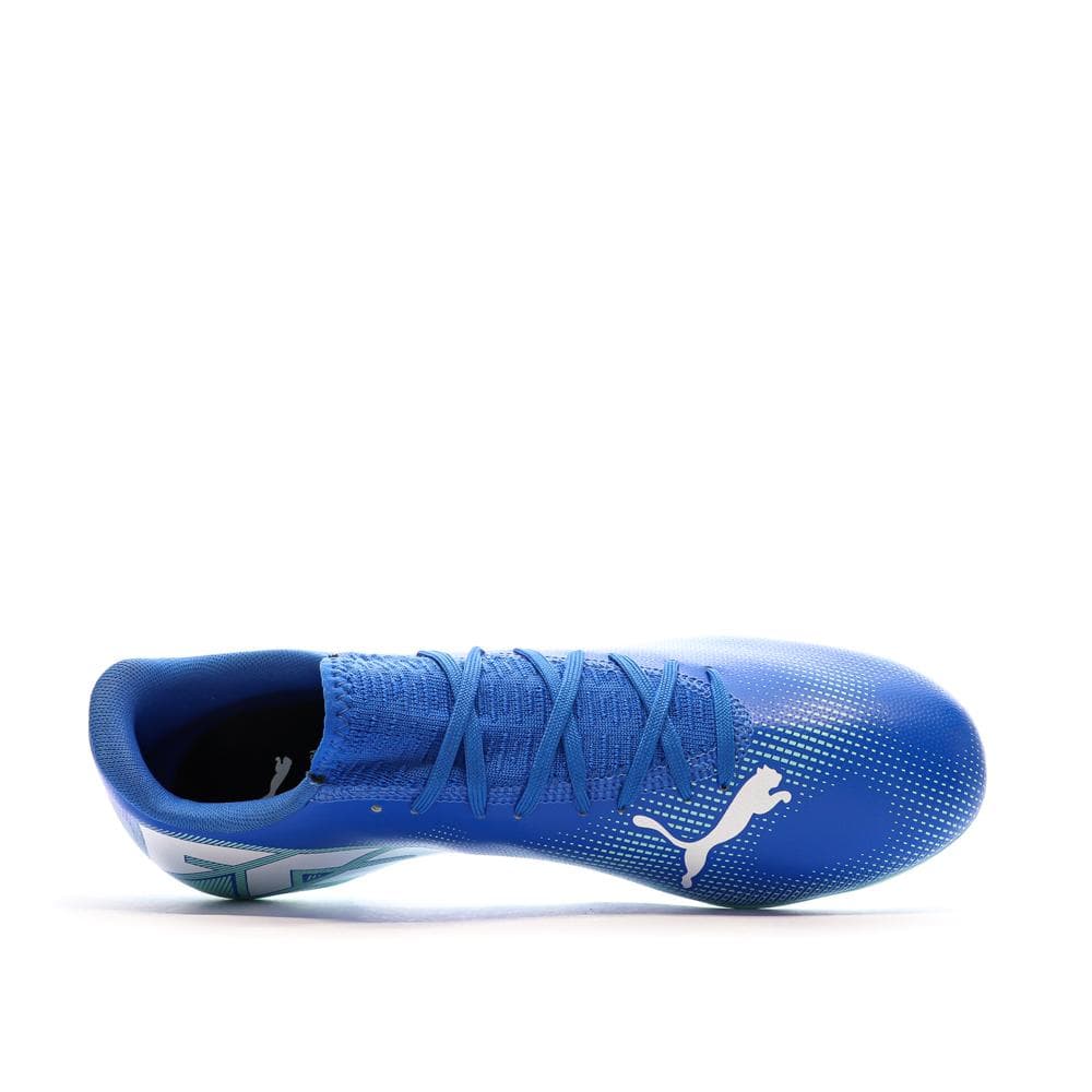 Chaussures de Foot Bleues Homme Puma Future 7 Play MxSG 4