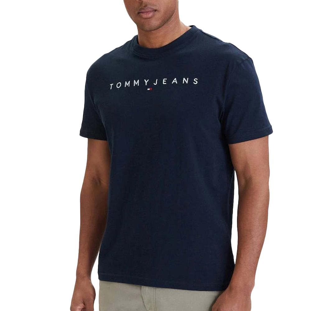 T-Shirt Marine Homme Tommy Hilfiger Reg Linearss 1