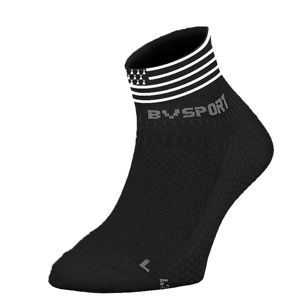X1 Paire de Chaussettes Noir Mixte BV SPORT Light 3d 2