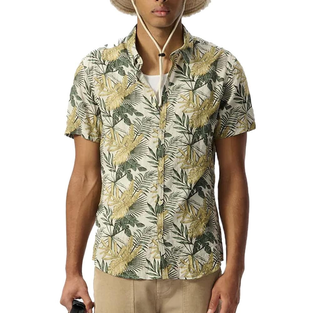 Chemise Kaki à Motifs Homme Teddy Smith Dixon 1