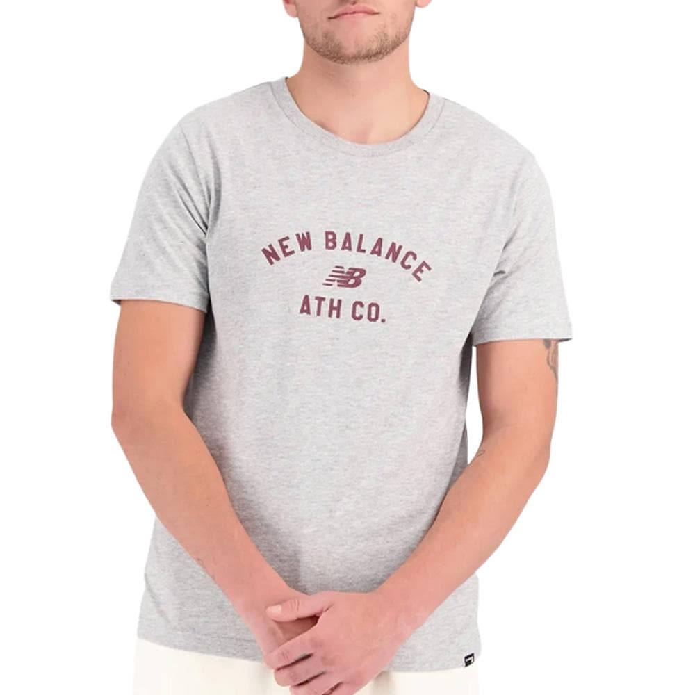 T-shirt Gris Homme New Balance Flying 1
