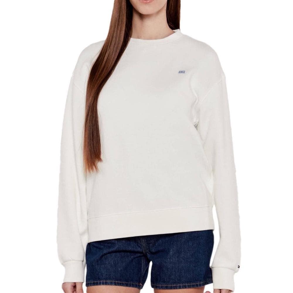Sweat Blanc Femme Tommy Hilfiger Contrast 1