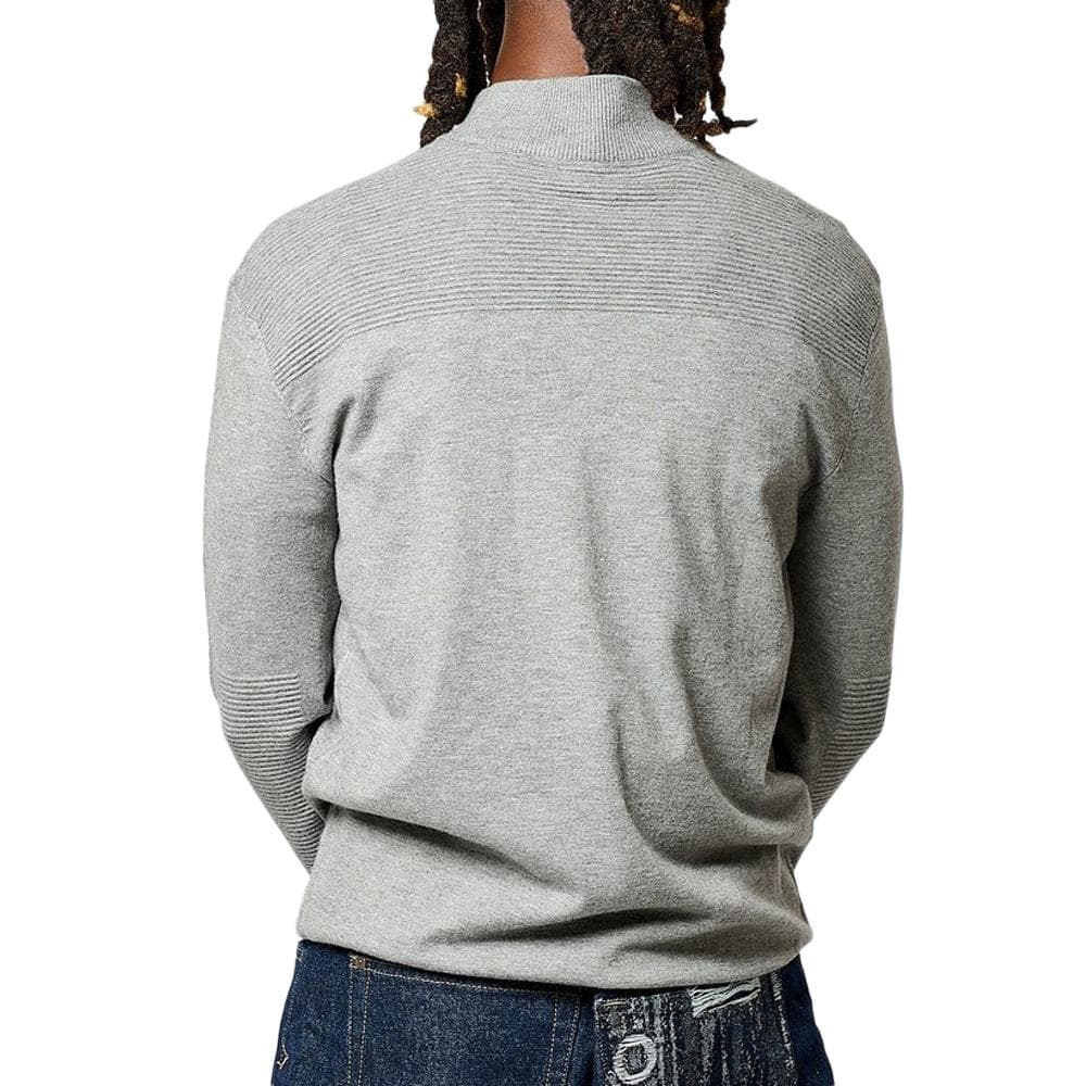 Pull 1/2 Zip Gris Homme Kaporal VADAM 2