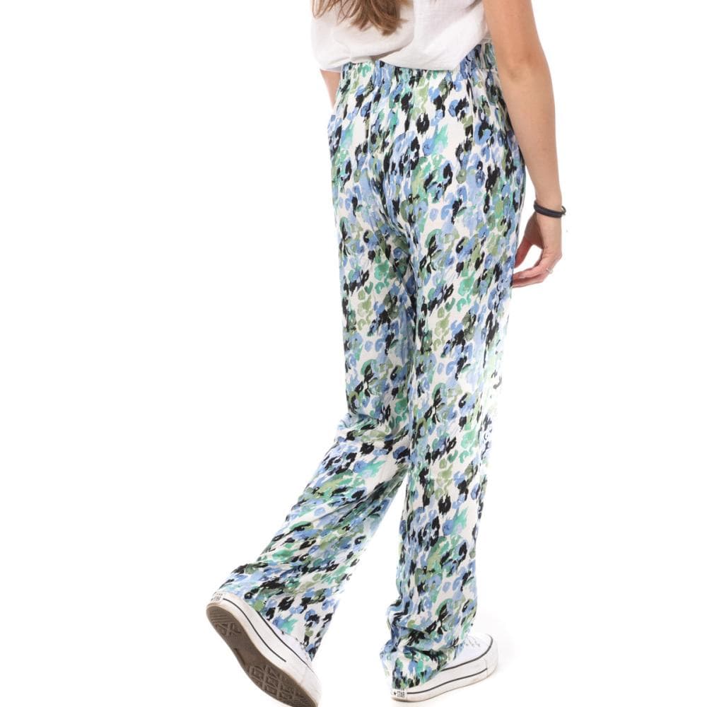 Pantalons Ample Vert/Bleu Femme Vero Moda Wide 2