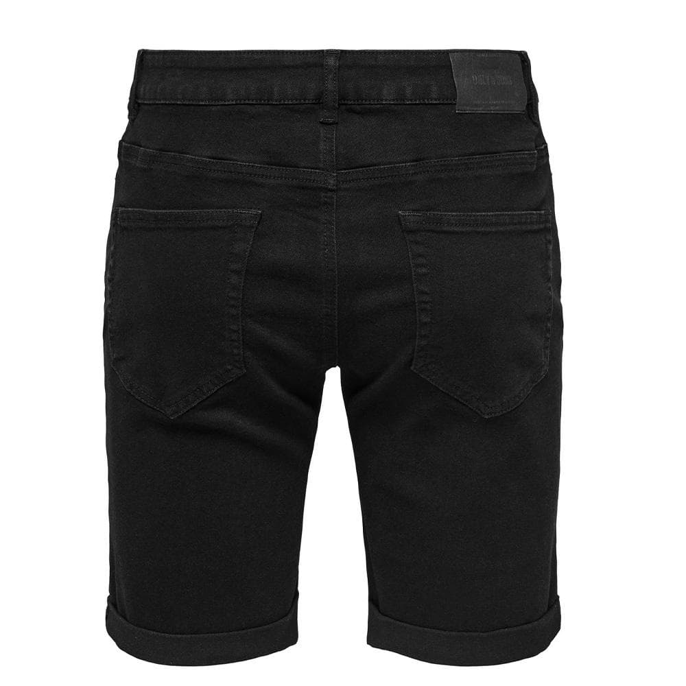 Short en Jean Noir Homme Only & Sons Sply 2