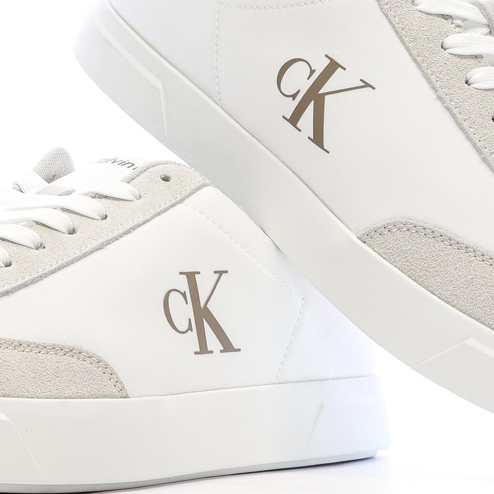 Baskets Blanches/Beiges Homme Calvin Klein Jeans Low Prof 7