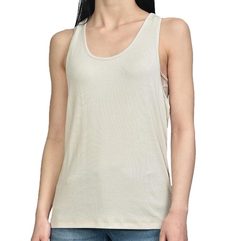 Débardeur Beige Femme JJXX Fleur 1