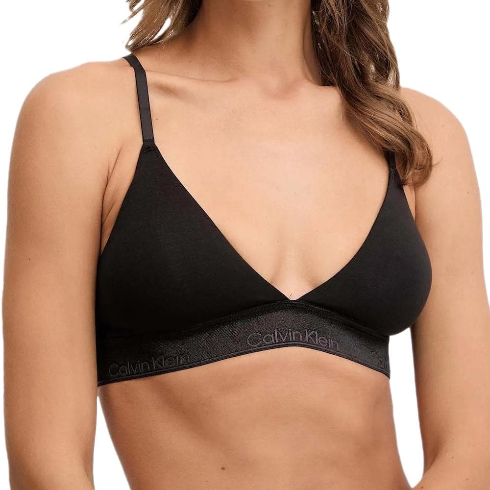 Soutien Gorge Noir Femme Calvin Klein Jeans Lightly Lined Triang 1