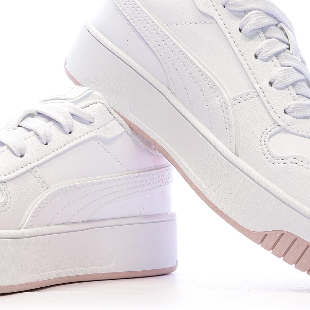 Baskets Blanches Fille Puma Carina 7