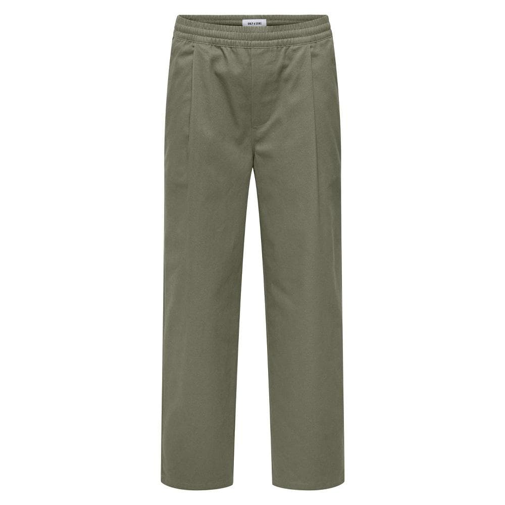 Pantalon fluide Kaki Homme Only & Sons Bologna 1