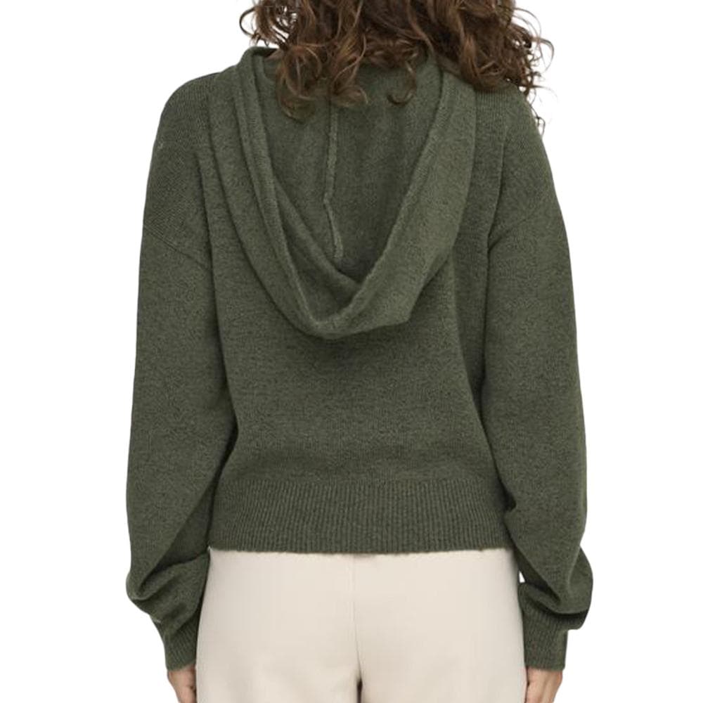 Pull Sweat à capuche Kaki Femme JDY Life 2