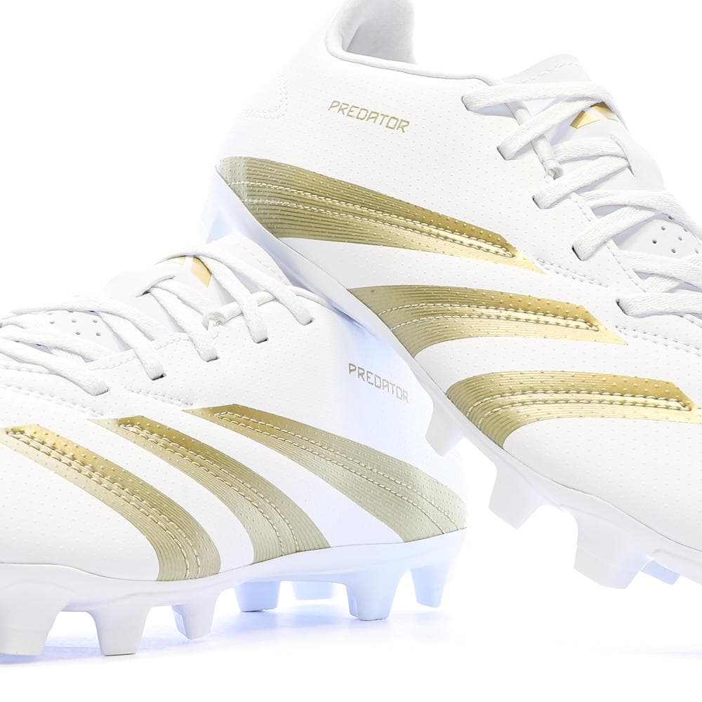 Chaussures de Foot Blanc/Doré Homme Adidas Predator Club FxG 7
