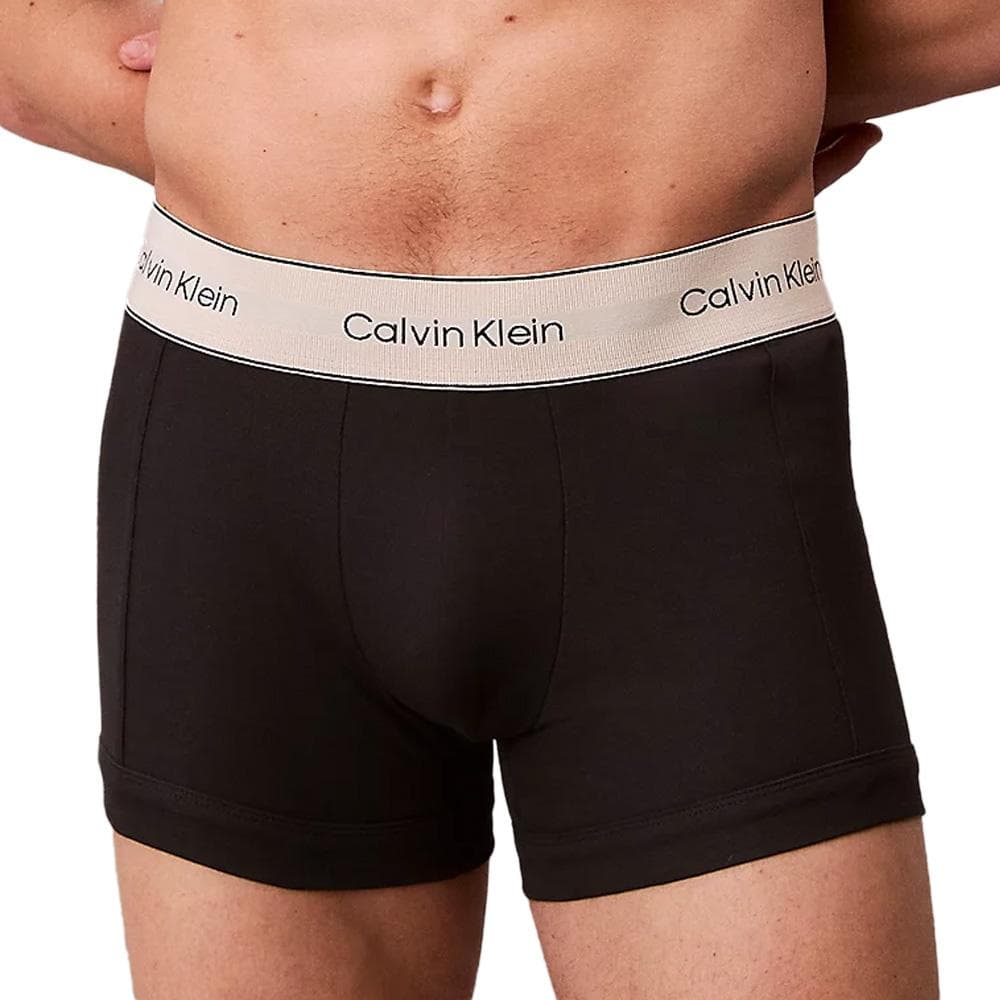 X3 Boxers Noir Homme Calvin Klein Jeans Heritage 2