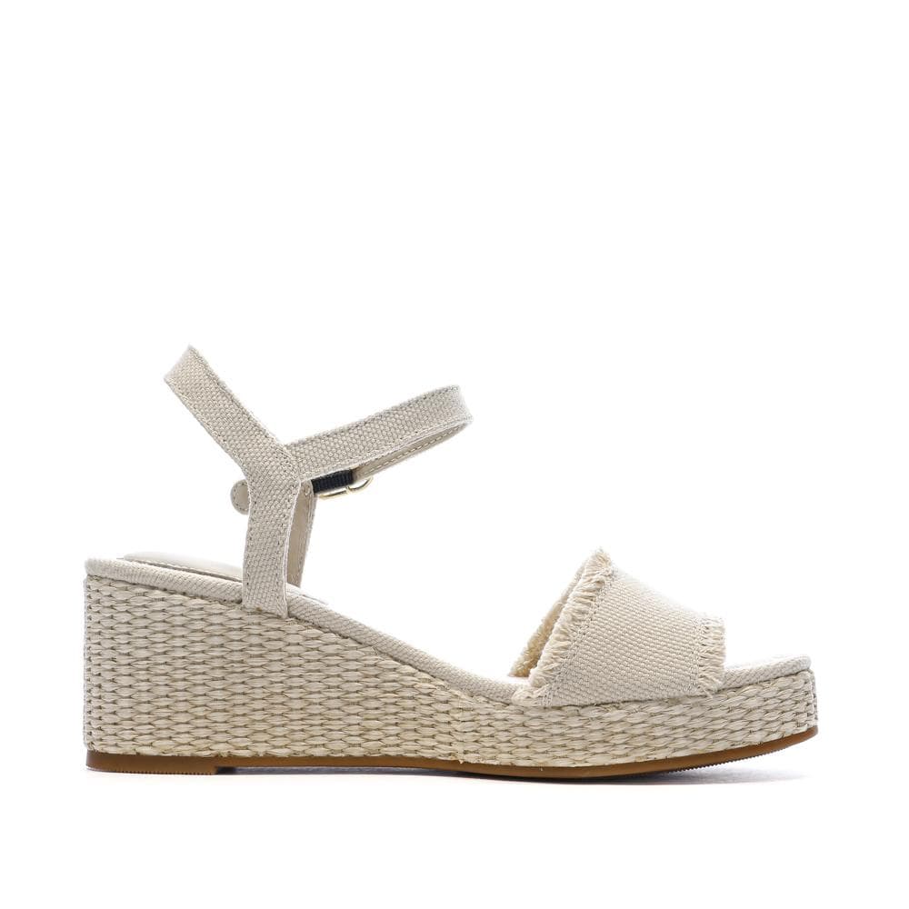 Sandales à Talons Beige Femme Tommy Hilfiger Wedgeee 2