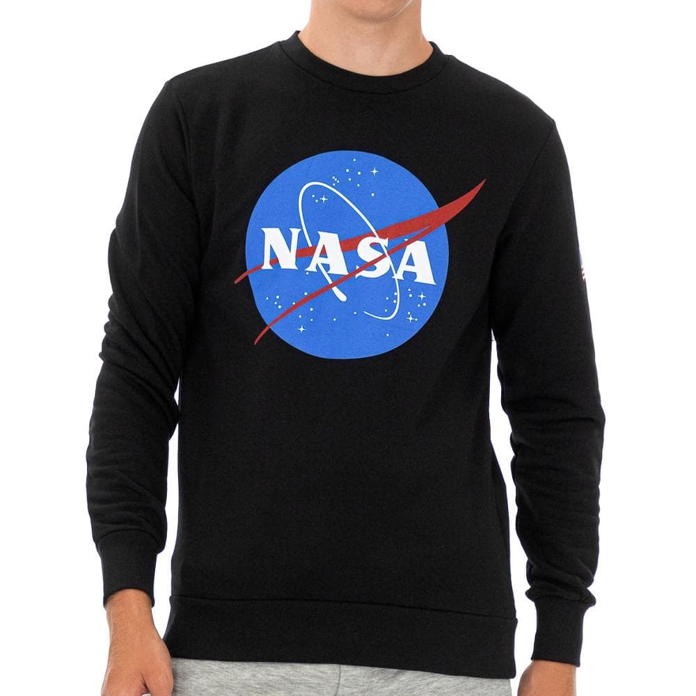 Sweat Noir Homme Nasa 50S 1