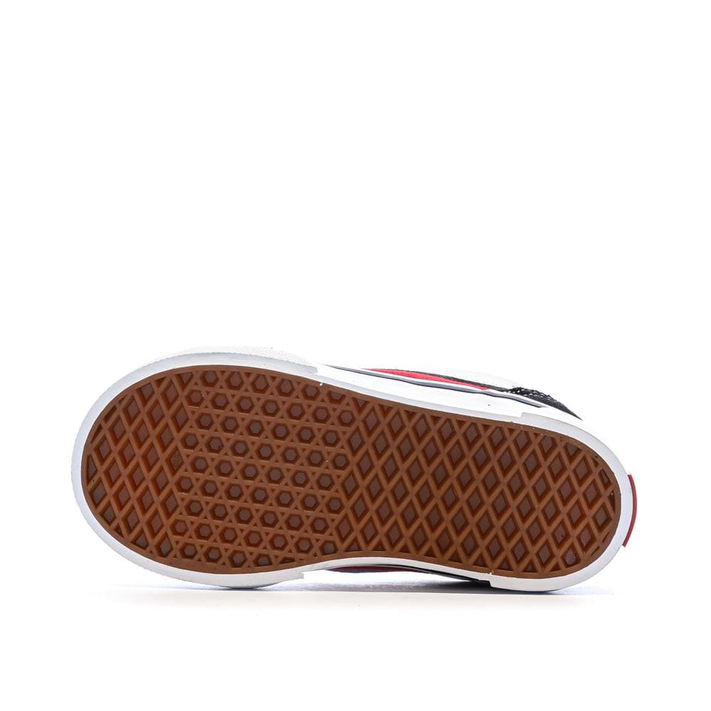 Baskets Noir/Rouge Enfant Vans Knu Skool Elastic 5