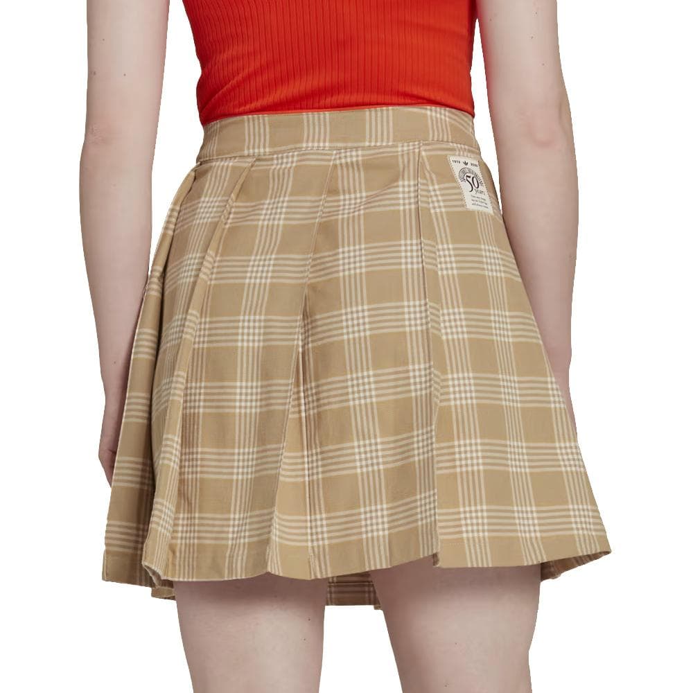 Jupe Beige/Blanc Femme Adidas Skirt IA8352 2