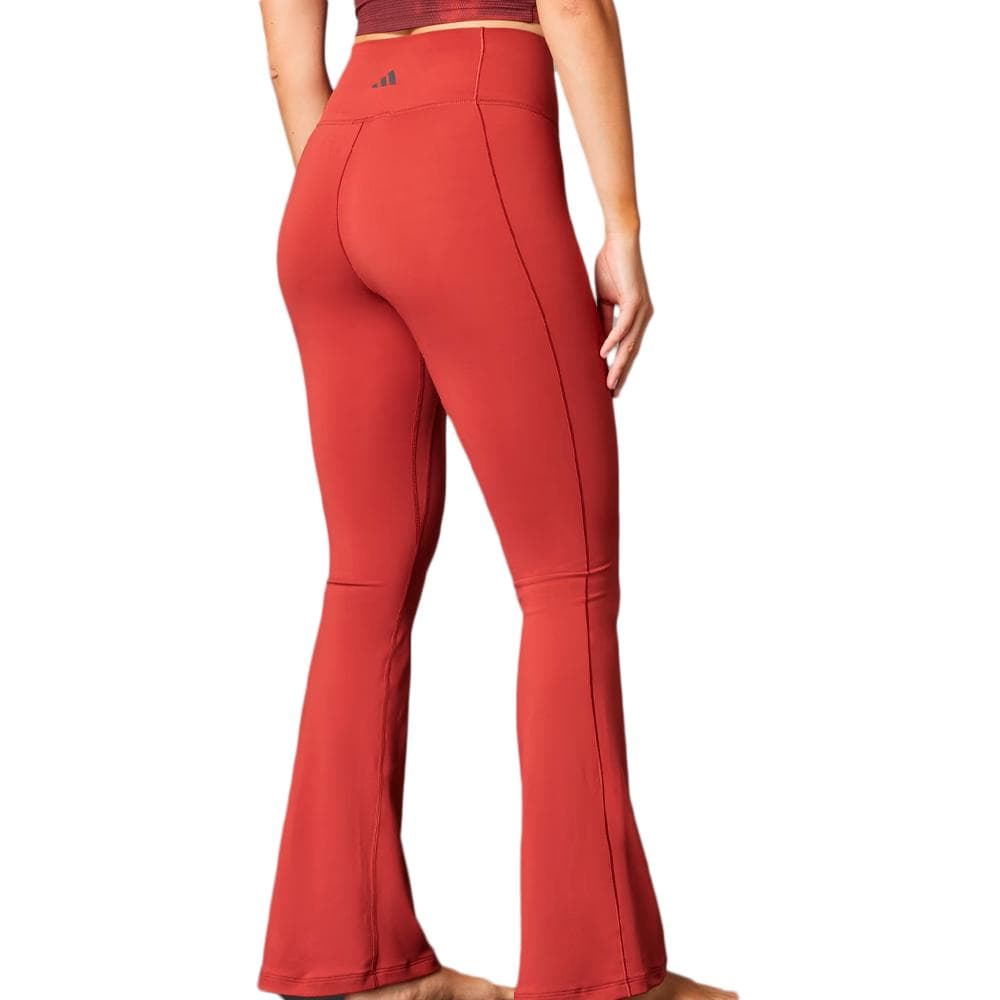 Pantalon fluide Rouge Femme Adidas All Me Flare 2