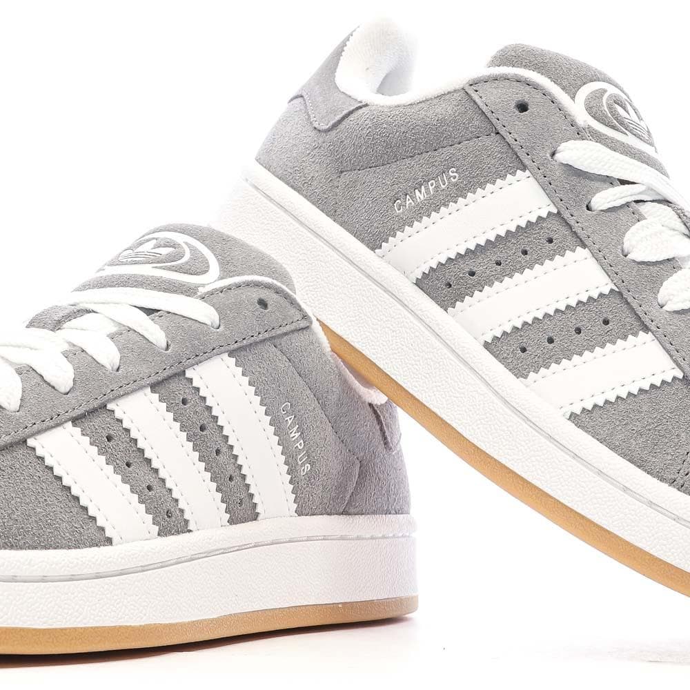 Baskets Grises Femme Adidas Campus 7