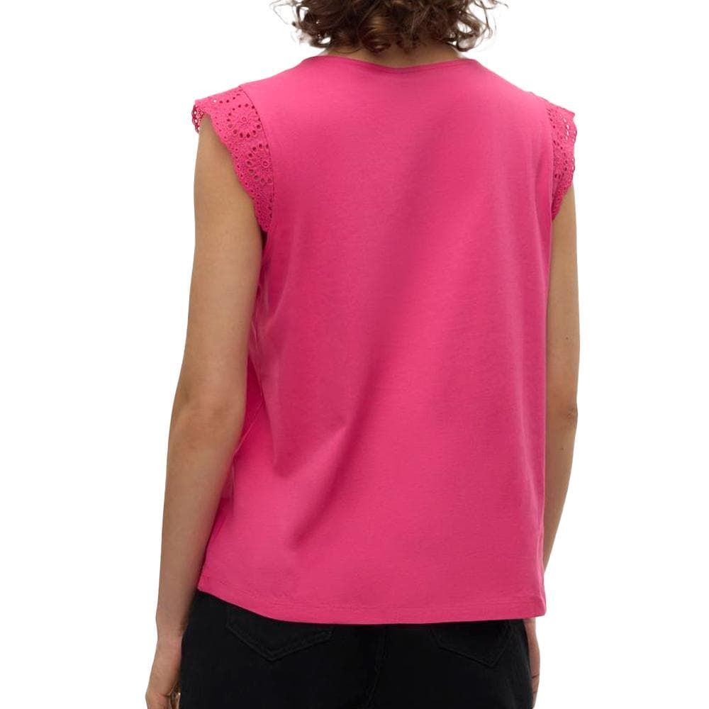 Top Or Femme Vero Moda Vmemily Sl Gathering Top Jrs Noos 10305210-R°Y 2