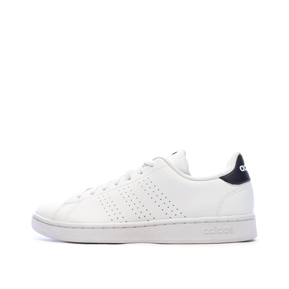 Baskets Blanches/Noires Homme Adidas Advantage 1