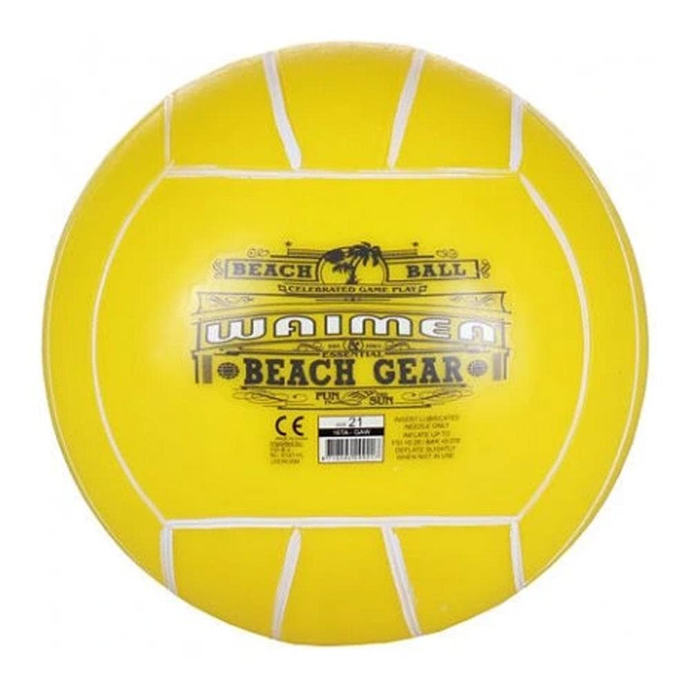 Ballon De Plage Jaune No MARK Beach Gear 1