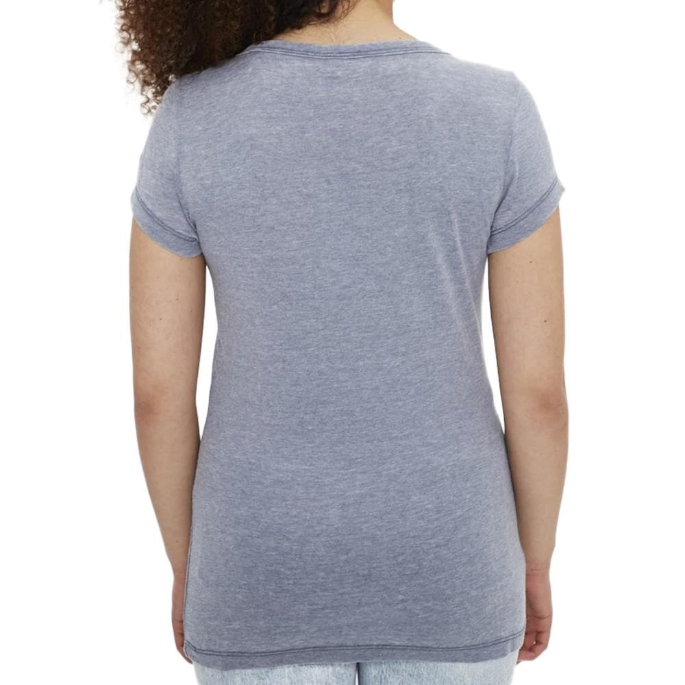 T-shirt Bleu Femme Only Wrongly 2