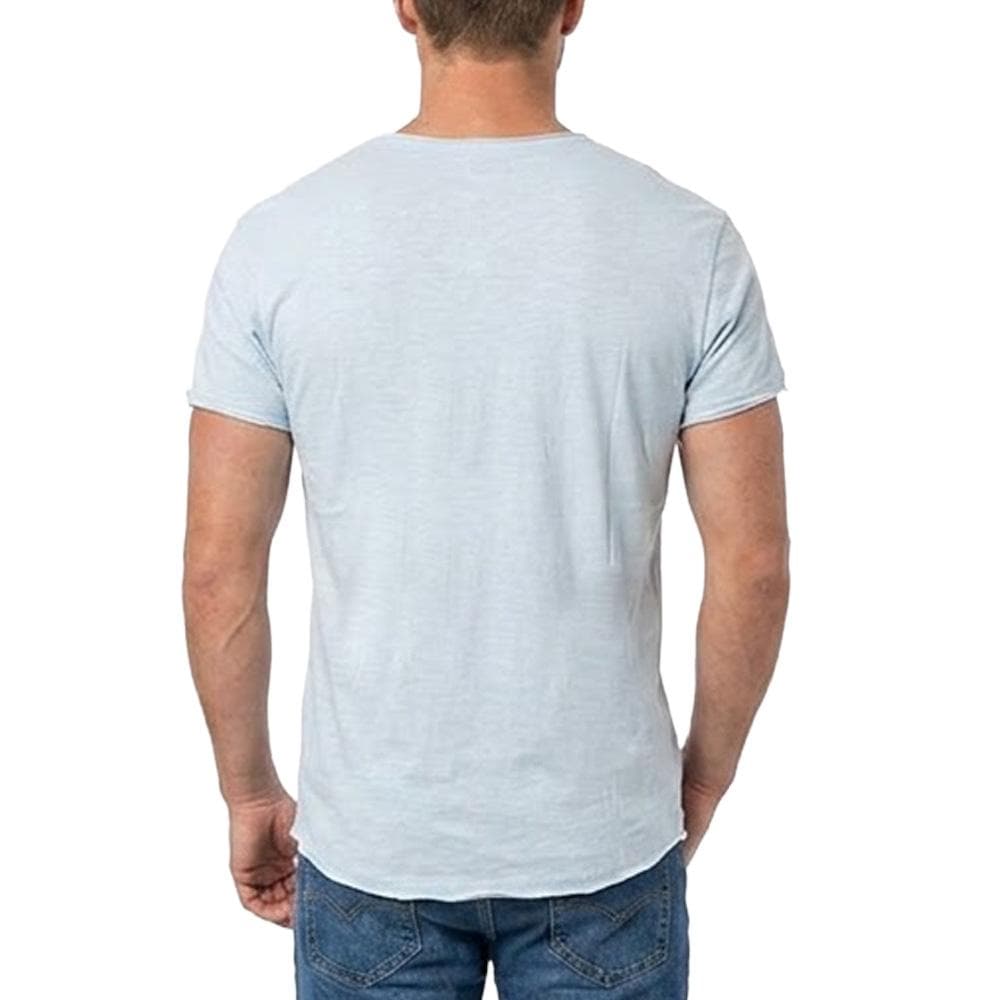 T-shirt Bleu Homme Paname Brothers TAZIO 2
