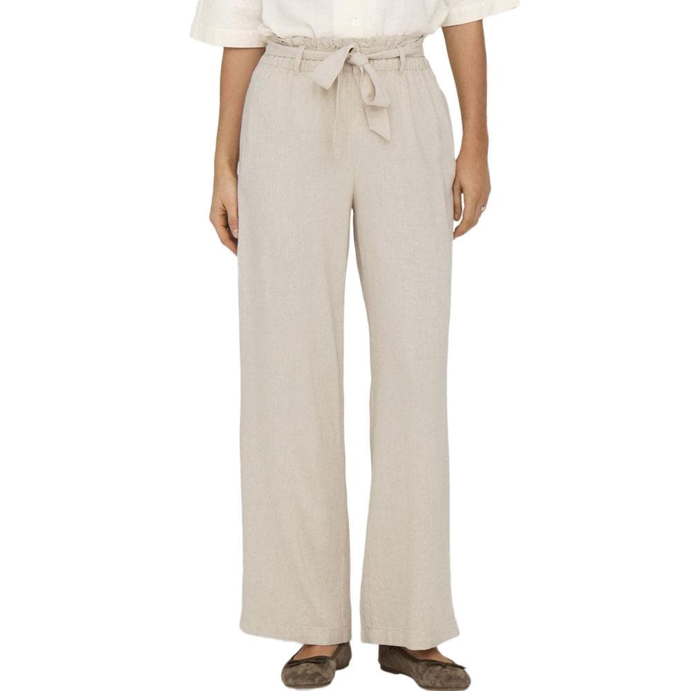 Pantalon en lin Beige Femme JDY Say 1