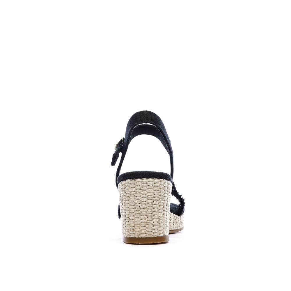 Sandales à Talons Noir Femme Tommy Hilfiger Wedgeee 3