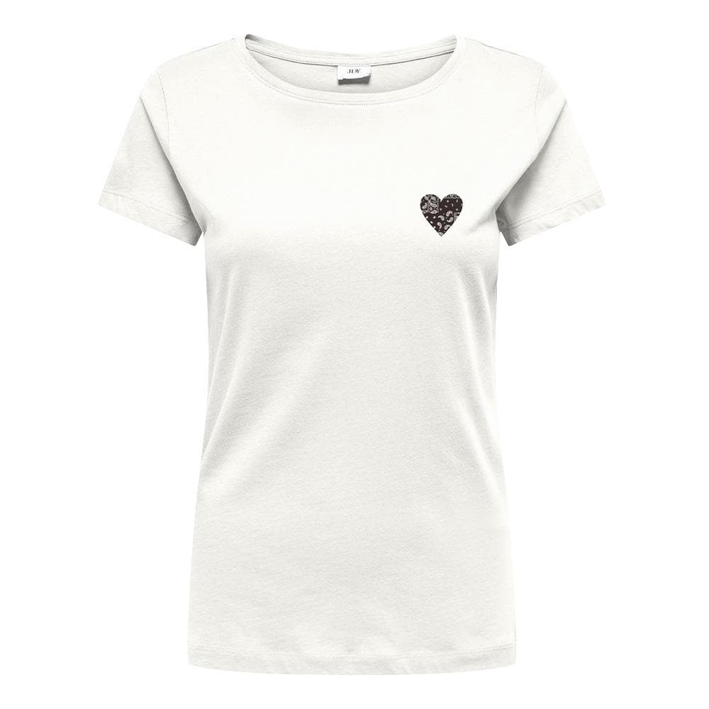 T-Shirt Blanc/Noir Femme JDY Paris 1