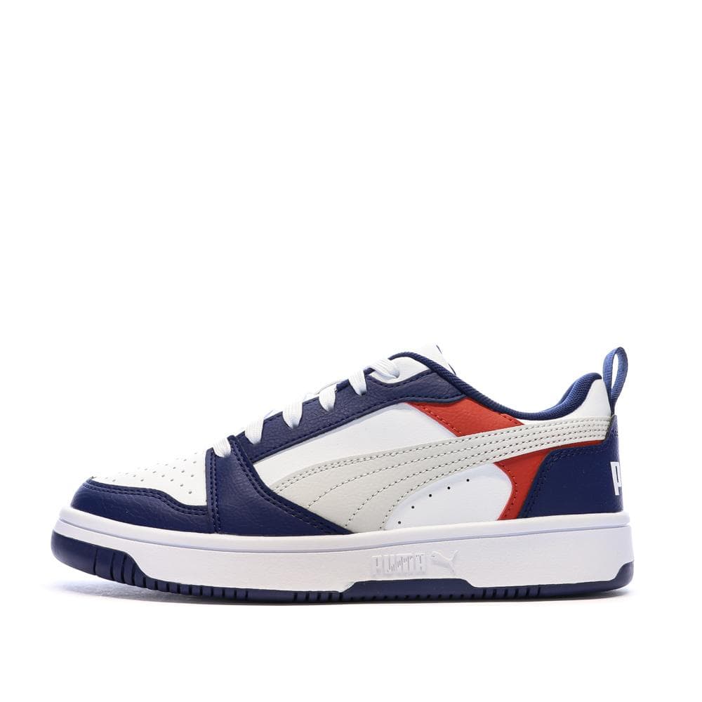 Baskets Marine/Blanc Garçon Rebound Low 1