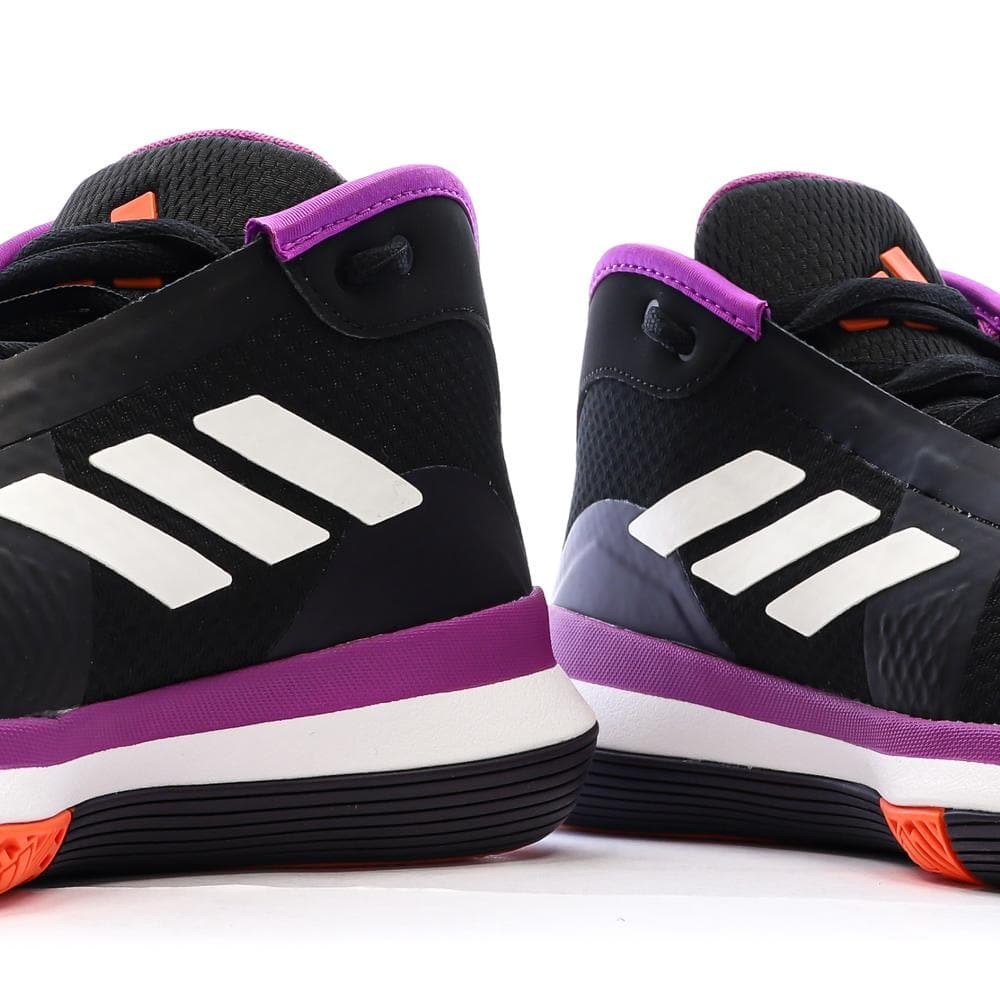 Chaussures de basketball Noires/Violettes Homme Adidas Bounce 7