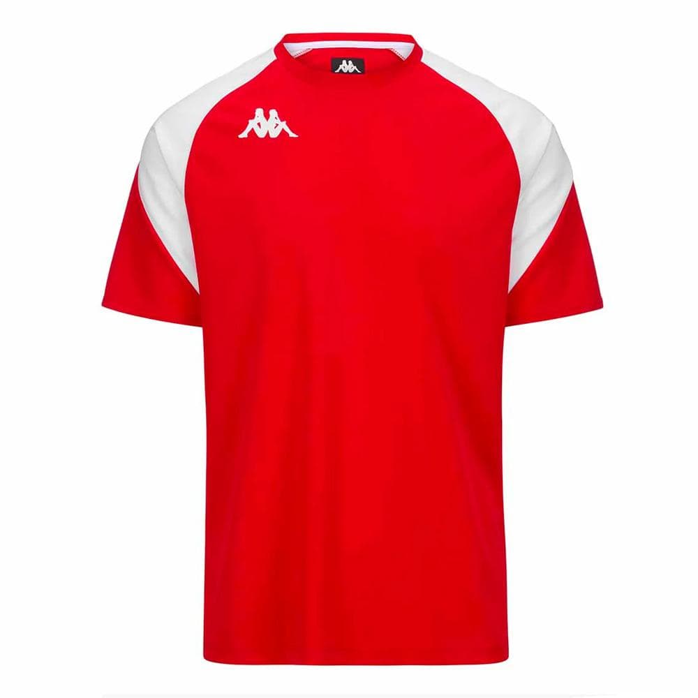 Maillot Rouge/Blanc Homme Kappa Loreto 1