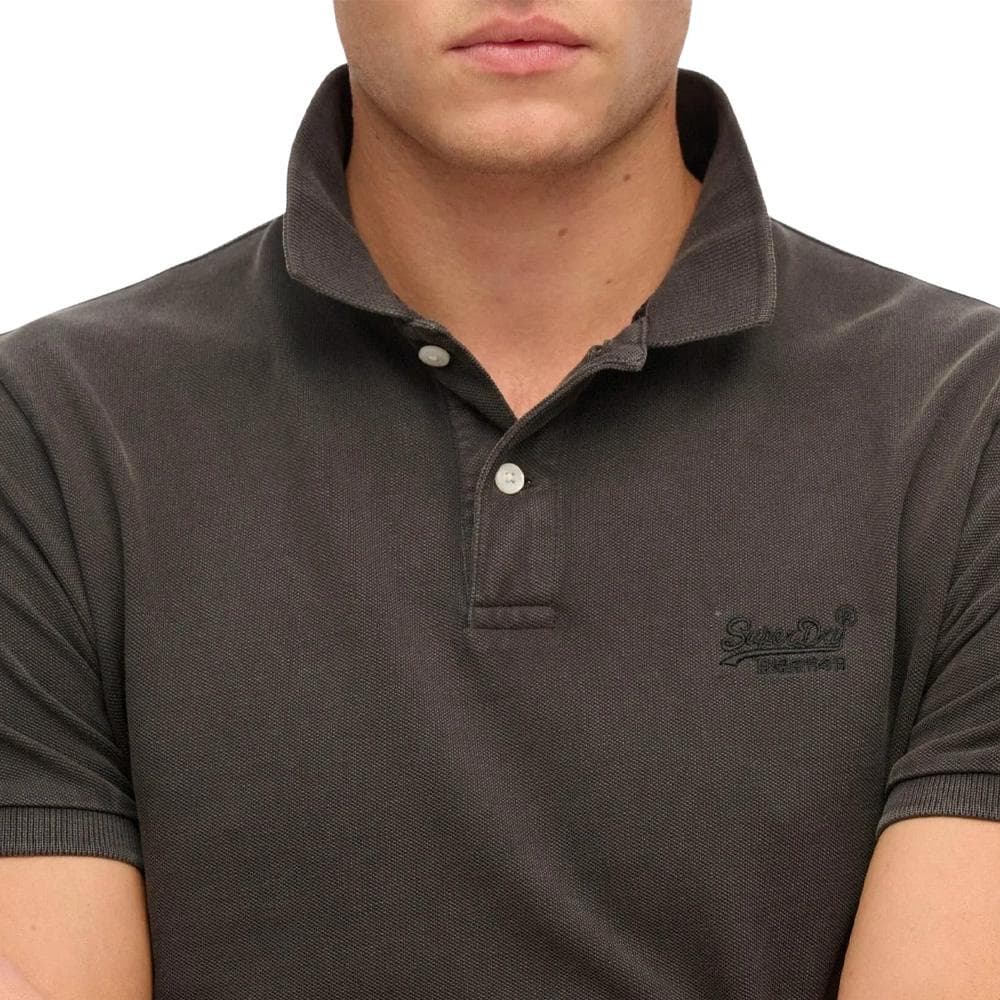 Polo Gris Foncé Homme Superdry Vint Destroy 2