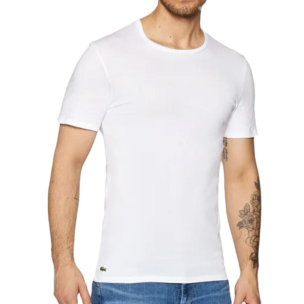 x3 T-shirt Blanc Homme Lacoste TH3321 1