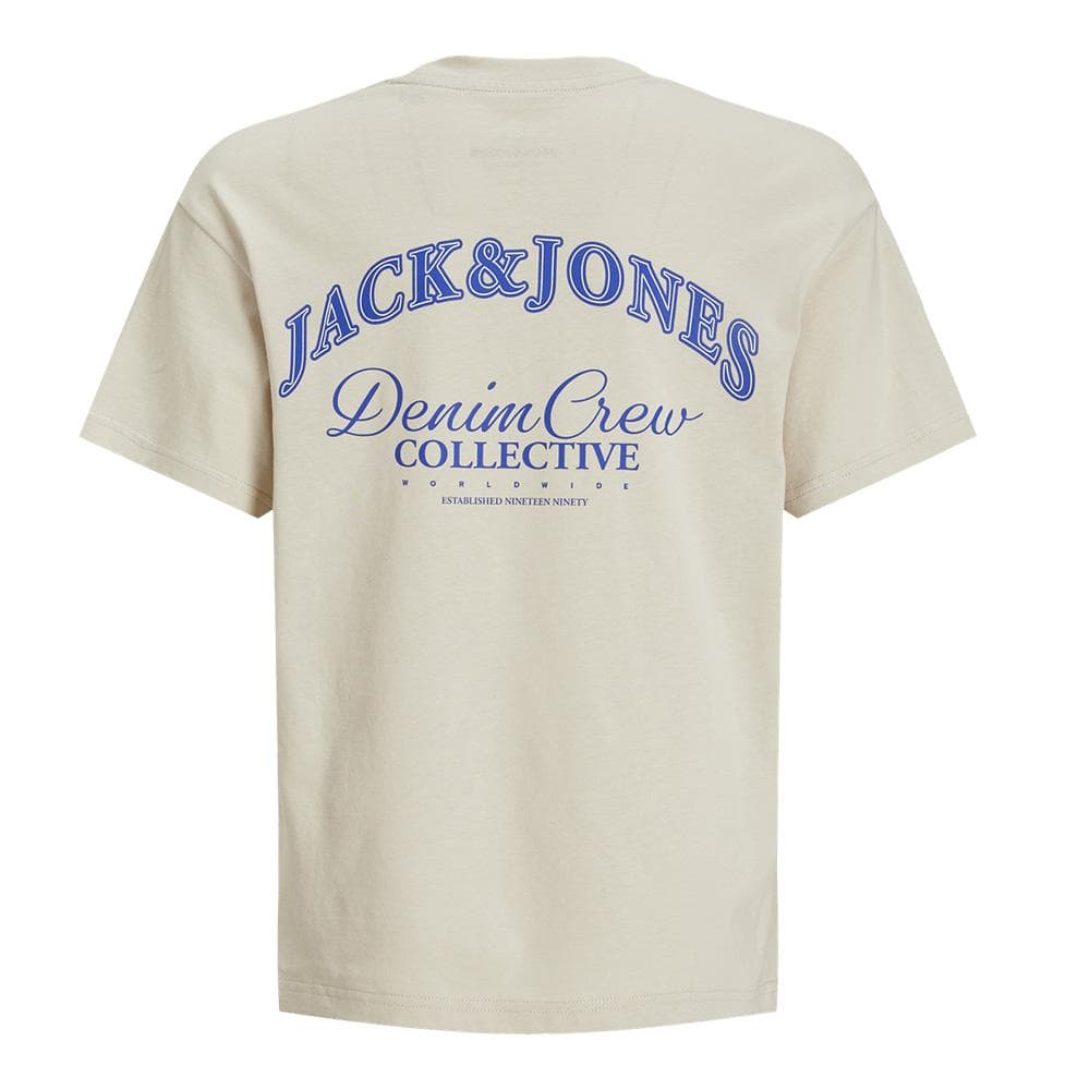 T-Shirt Écru Garçon Jack & Jones Brandes 4