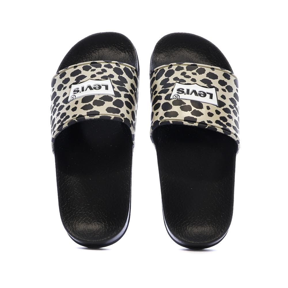 Claquettes Noir Fille Levi's Pool 3
