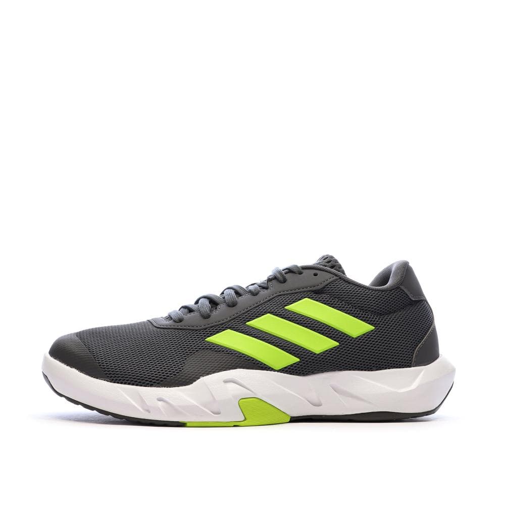 Chaussures de Running Grises/Vertes Homme Adidas Amplimove 1