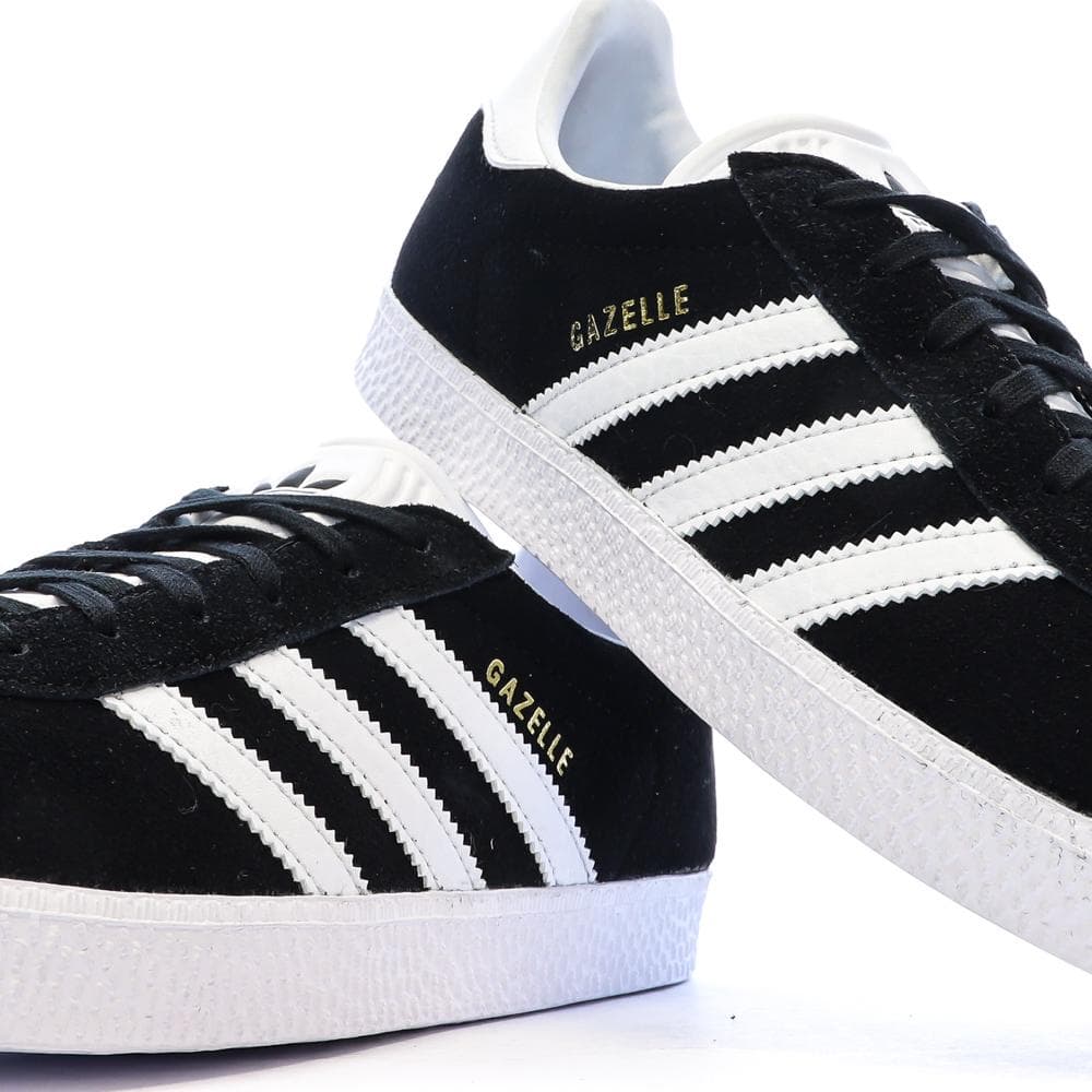 Baskets Noires Mixte Adidas Gazelle J 6