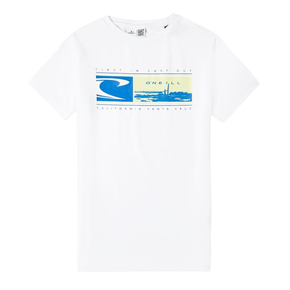 T-shirt Blanc Garçon surf O'Neill Hybrid 1